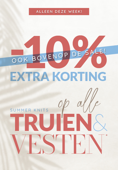 SS25 -10% Truien en vesten