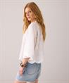 Summum blouse 3d bloem borduursel