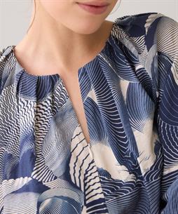 Summum blouse ballonmouw grafisch