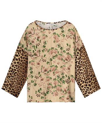 Summum blouse bloemen panter