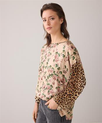 Summum blouse bloemen panter