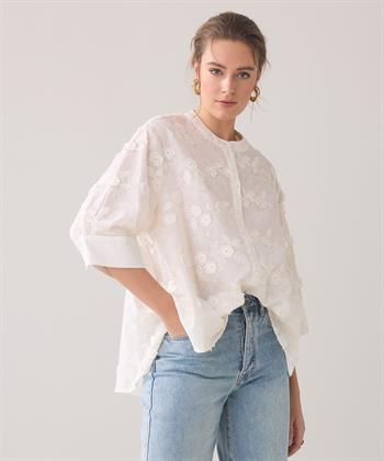 Summum blouse borduursel bloem