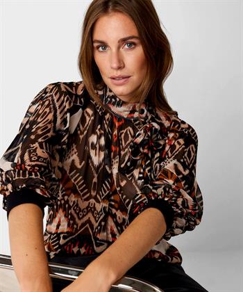 Summum blouse ikat print
