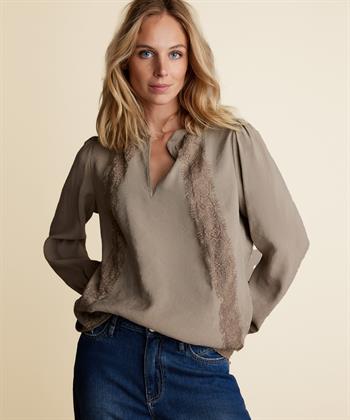 Summum blouse kantdetail