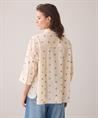 Summum blouse lurex bloemetjes