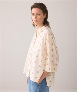 Summum blouse lurex bloemetjes
