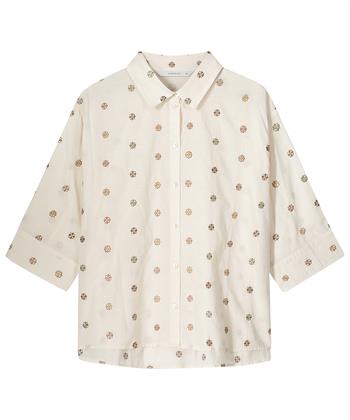 Summum blouse lurex bloemetjes