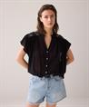 Summum blouse lurex borduursel