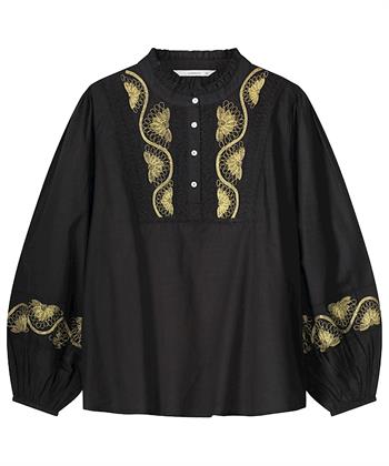 Summum blouse lurex embroidery