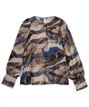 Summum blouse marmer print 2-in-1