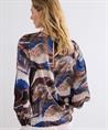 Summum blouse marmer print 2-in-1