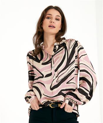 Summum blouse painted print