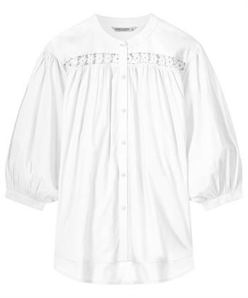 Summum blouse pofmouw broderierand