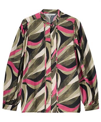 Summum blouse pofmouw jungle pink