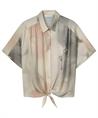 Summum blouse print knoop
