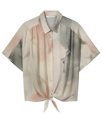 Summum blouse print knoop