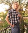 Summum blouse ruiten
