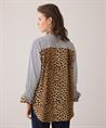Summum blouse strepen panter