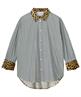 Summum blouse strepen panter