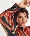 Summum blouse vleermuismouw blurry print