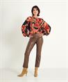 Summum blouse vleermuismouw blurry print