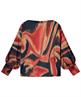 Summum blouse vleermuismouw blurry print