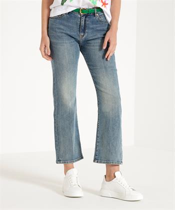 Summum bootcut cropped jeans