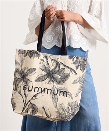 Summum canvas shopper bloem