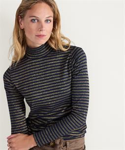 Summum colshirt lurex streep