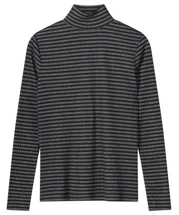 Summum colshirt lurex streep