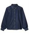 Summum denim blouse schouderdetail
