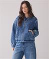 Summum denim jasje quilted