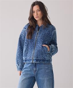 Summum denim jasje quilted
