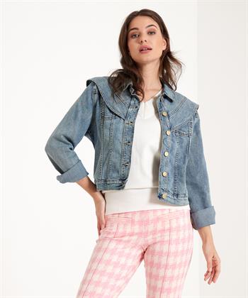 Summum denim jasje slim fit retro