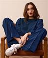 Summum flared broek lurex