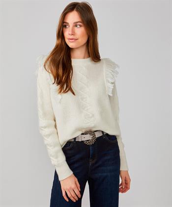 Summum fringe trui alpaca