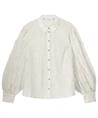 Summum geborduurde blouse 3D flower