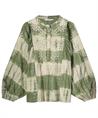 Summum geborduurde blouse tie dye lurex