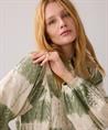 Summum geborduurde blouse tie dye lurex