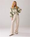 Summum geborduurde blouse tie dye lurex