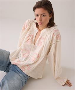 Summum geborduurde blouse