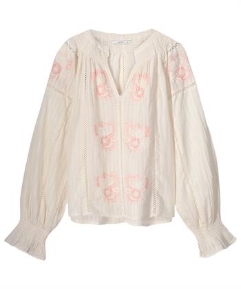 Summum geborduurde blouse