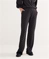 Summum geruite flared broek lurex