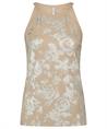 Summum halter singlet metallic print