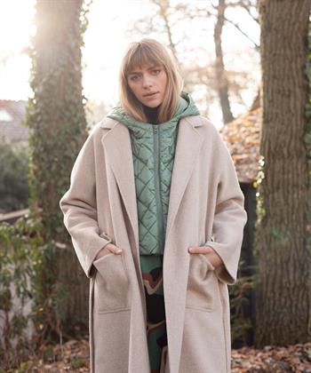 Summum hooded mock imitatiekraag