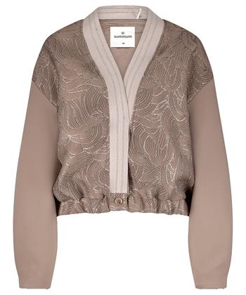 Summum jacquard bomberjasje knoop