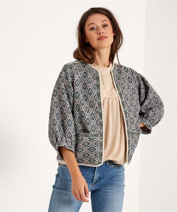 Summum jacquard jasje ikatprint