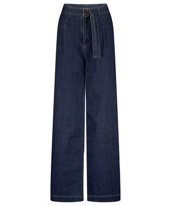 Summum jeans wide leg denim riem