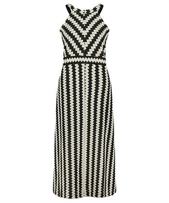 Summum jersey jurk lurex wave