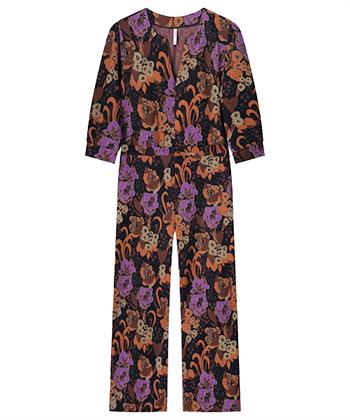 Summum jumpsuit flower jacquard